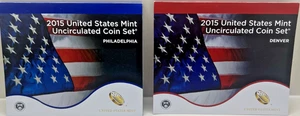 2015 P & D Uncirculated Mint Set (28 Coin set) - Picture 1 of 2