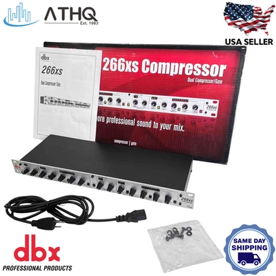 Harman JBL dbx 266xs Dual-Channel Compressor/Gate Analog Dynamics Processor NEW - Image 1 of 4