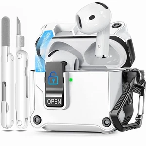 Funda para AirPods 4 2024, bloqueo seguro y diseño de apertura automática para Apple AirPods 4th... - Imagen 1 de 7