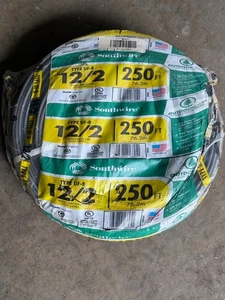 Southwire 12/2 UF-B Underground Feeder Cable – 250ft Roll - Picture 1 of 1