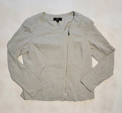 Chaqueta Blazer Mossimo XL Gris con Cremallera para Mujer Foto 1 de 4