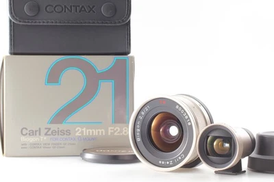 [MINT in Box] Contax Carl Zeiss Biogon 21mm f2.8 Lens for G1 G2 GF-21 From JAPAN - Image 1 of 4