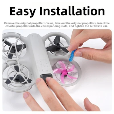 Replacement Quick Release Paddle Blades for DJI NEO2 Four Color Options - Image 1 of 3