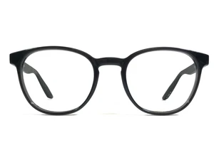 Nike Eyeglasses Frames 7301 001 Matte Satin Black Round Full Rim 50-20-140 - Picture 1 of 13