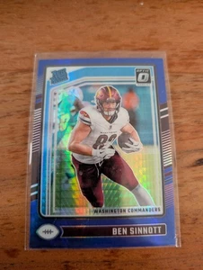 2024 Panini Donruss Optic - Rated Rookie Ben Sinnott #207 Blue Hyper Prizm (RC) - Bild 1 von 1