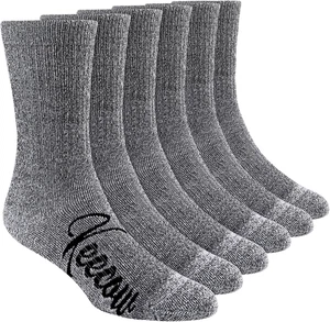 Merino Wool Crew Socks for Men & Women, Thermal, Warm, Winter, Cushion, Hiking, - Picture 1 of 12