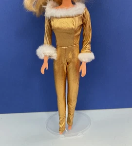 Disney Store Exclusive Princess Doll Fashion Outfit BELLE GOLD WINTER JUMPSUIT - Bild 1 von 5