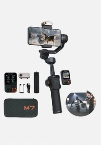 Hohem iSteady M7 3-Axis AI Tracking Smartphone Gimbal with full light for Vlog - Picture 1 of 8