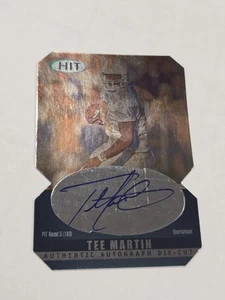 Tee Martin 2000 SAGE HIT Die Cut Autograph Rookie Card #A17 - Picture 1 of 1