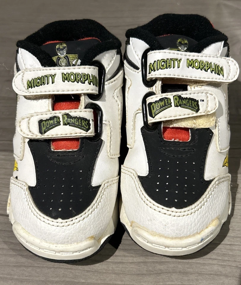 Vtg 1994  Mighty Morphin Power Rangers Baby/Toddler Shoes 6 NOS - Image 1 of 4