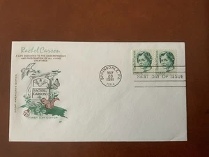 1981 #1857 17c Rachel Carson - House Of Farnam FDC - Picture 1 of 1