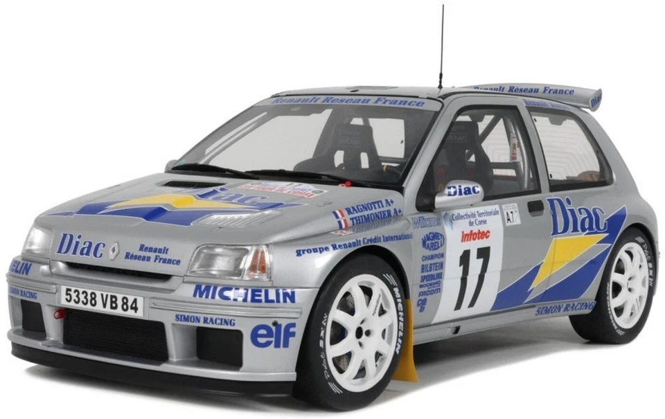 Renault Clio Maxi No 17 Ragnotti Tour de Corse 1995 1/12 - G090 OTTOMOBILE - Immagine 1 di 4