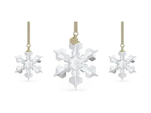 Swarovski 2022 3er Set Annual Edition Set Snowflake Ornaments Neu - Bild 1 von 2