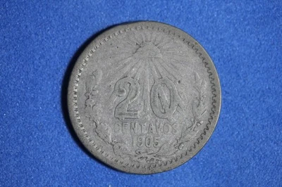 ESTATE FIND 1905 - Mexico 20 Centavos #K55916 - Image 1 of 2