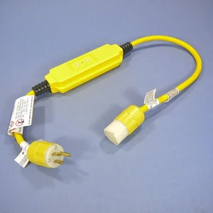 Juego de cables de extensión Leviton Industrial Reset GFCI 3' 5-15 15A 120V a granel 69591-3 - Imagen 1 de 5