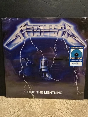 Metallica Ride The Lightning Electric Blue Color Vinyl Record NEW Sealed! - Image 1 of 2