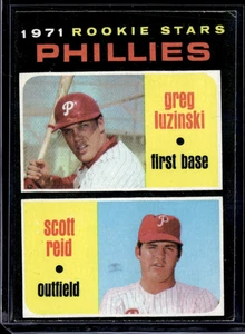 1971 Topps #439 Phillies Rookie Stars Greg Luzinski / Scott Reid VG-EX/EX - Picture 1 of 2