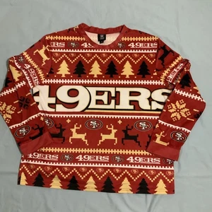 Árbol de Navidad San Francisco 49ers manga larga talla XL microfibra - Imagen 1 de 6