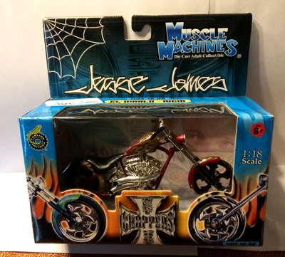 2003 JESSE JAMES EL DIABLO RIGID MUSCLE MACHINES DIE CAST 1:18 SCALE JJ04-18-08 - Image 1 of 4