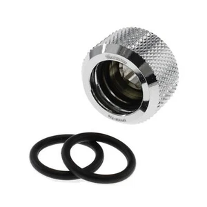 Barrow G1/4 - 16mm OD Twin Seal Hard Tube Compression Fitting - Shiny Silver - Afbeelding 1 van 4