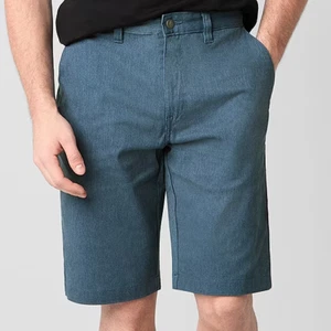 Volcom Vmonty 22 inch Mens Shorts -Heather Blue 34 inch waist NWT $55 - Picture 1 of 3
