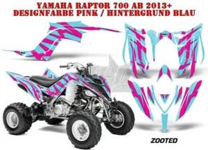 KIT GRÁFICO DE DECORACIÓN DE CARRERAS AMR ATV YAMAHA RAPTOR 125/250/350/660/700 ZOOTED B - Imagen 1 de 7