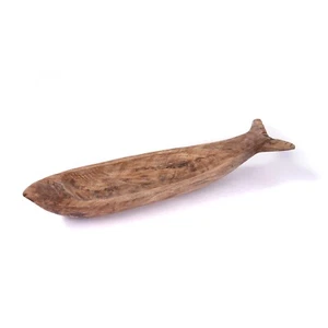 DEKO SCHALE Fisch Form | Holzschale, maritime Servier Schale, Obstschale Holz - Bild 1 von 7