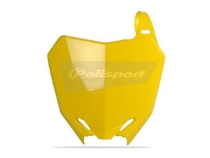 SUZUKI placa de matrícula delantera RMZ 450 2008 - 2017 RMZ 250 2010 - 2018 AMARILLO - Imagen 1 de 1