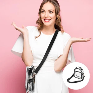 Woman Bag Clear Shoulder Bag Transparent PVC Bag Small Clear Purse - Picture 1 of 10