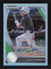 2021 Panini Prizm Draft Picks #PDP39 Izaac Pacheco Silver Prizm Auto Tigers