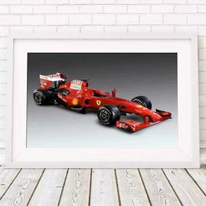FERRARI - Póster de coche de Fórmula 1 impresión de imagen tamaños A5 a A0 **ENTREGA GRATUITA** - Imagen 1 de 14