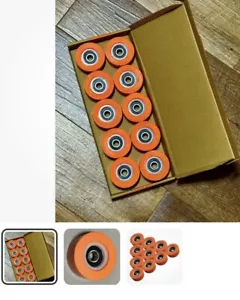 10 x DURABLE QUALITY ORANGE DRUM ROLLER BEARING FOR HUEBSCH/SQ/IPSO -70298701P - Picture 1 of 1