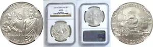 2007 P $1 Jamestown Silver Commemorative Dollar NGC MS 70 - Picture 1 of 3