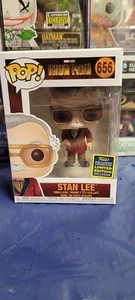 Funko Pop! Stan Lee San Diego Comic Con 2020 Exclusive Iron Man #656 W Protector - Bild 1 von 4