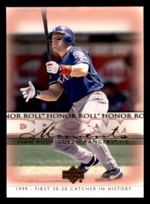 2002 Upper Deck Honor Roll  #69 Ivan Rodriguez Texas Rangers - Image 1 of 2