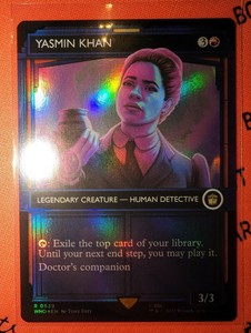 Doctor Who Magic the Gathering: Yasmin Khan Showcase FOIL