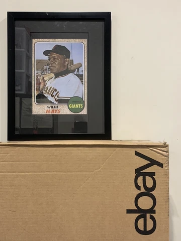 1968 Topps STYLE WILLIE MAYS (custom Mini Poster) Frame Not Included (READ) Cover