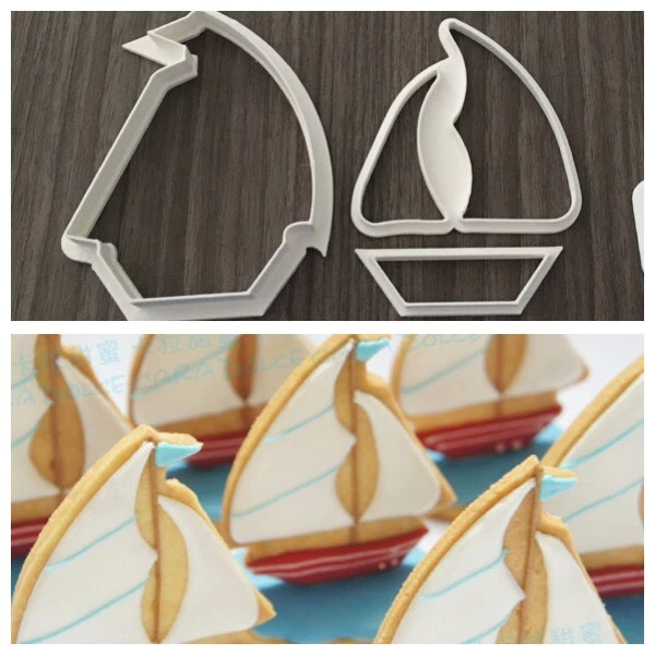 Formine Barca Vela Nave Boat Formina Biscotti Cookie Cutter Pdz 8 Cm - Image 1 of 1