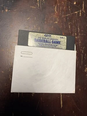 The World’s Greatest Baseball Game Disk for Commodore 64 Vintage - Image 1 of 4