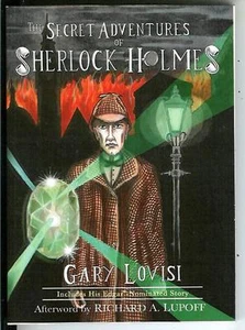 THE SECRET ADVENTURES OF SHERLOCK HOLMES by Lovisi (SIGNED) vintage pb IN DJ, F - Picture 1 of 2