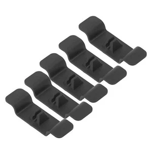 (Black) 10 Pcs Cord Organizer Portable Cable Wrapper Cord Wire Ties For - Photo 1/12