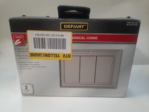 Defiant Wired Mechanical Doorbell Chime, Brushed Nickel 1008 626 461 - Imagen 1 de 3