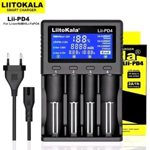 Chargeur Batterie Intelligent Ni-Mh/Cd Li-ion Taille A AA AAA SC Lii-PD4 - Afbeelding 1 van 3