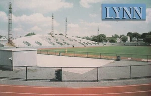 Historic Lynn Massachusetts Manning Bowl Football & Soccer Stadium Postcard - Picture 1 of 2