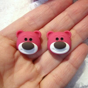 Lotso Bear Earrings #2 - Hypoallergenic - Picture 1 of 7