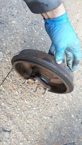 FORD FUSION DRIVERS SIDE REAR STUB AXLE 2002 TO 2010 ABS HUB DRUM - Picture 1 of 4