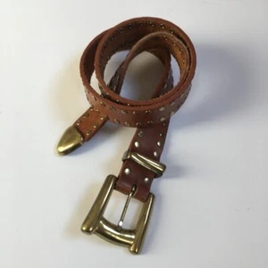 Vintage Boho Day-Lor Gold Metal Studded Belt Medium - Picture 1 of 6