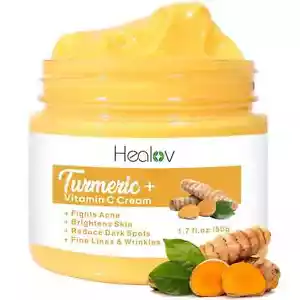 Turmeric Face Cream for Face & Body - All Natural Turmeric Skin Brightening L... - Picture 1 of 6