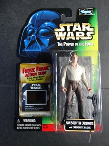 1997 Star Wars POTF Han Solo Carbonite Freeze Frame Action Slide Action Figure - Picture 1 of 4