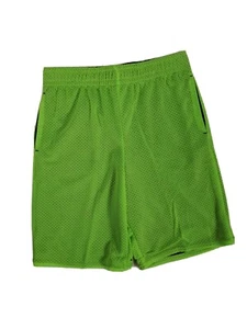 Athletic Works Shorts YOUTH S L XL Lime Green Mesh w/Liner Basketball NEW - Picture 1 of 7